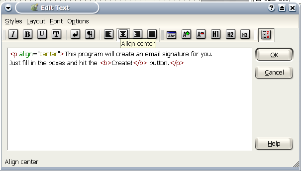 Текст в виджете Label